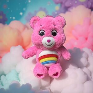 2020 Care Bears Cheer Bear Pink Plush Stuffed Animal 12"